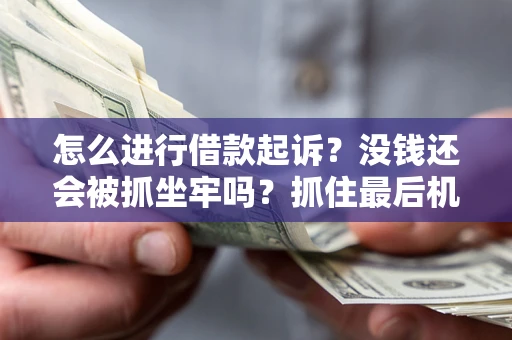 武汉怎么进行借款起诉？没钱还会被抓坐牢吗？抓住最后机会！