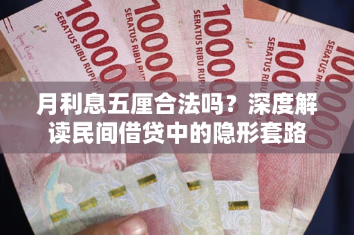 武汉月利息五厘合法吗？深度解读民间借贷中的隐形套路