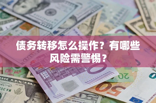武汉债务转移怎么操作？有哪些风险需警惕？