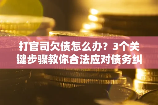 武汉打官司欠债怎么办？3个关键步骤教你合法应对债务纠纷