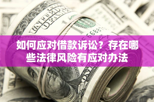 武汉如何应对借款诉讼？存在哪些法律风险有应对办法